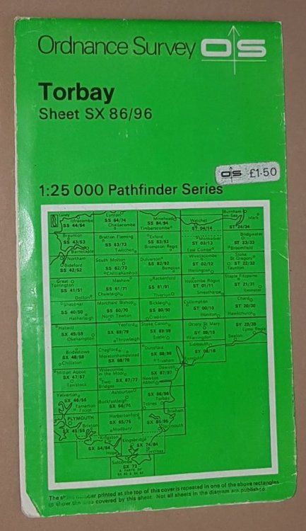 Torbay. 1:25000 Pathfinder Map Sheet SX 86/96