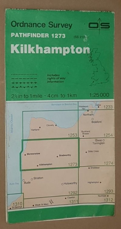Kilkhampton. 1:25000 Pathfinder Map 1273 (SS 21/31)