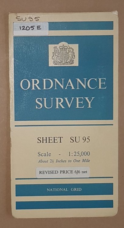 Guildford, Woking, Pirbright. 1:25000 First Series Map Sheet SU 95