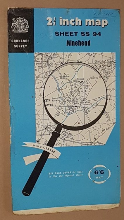 Minehead. 1:25000 Map Sheet SS 94