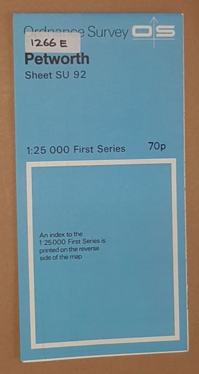 Petworth. First Series 1:25000 Map Sheet SU 92