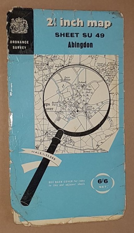 Abingdon. 1:25000 First Series Map Sheet SU 49