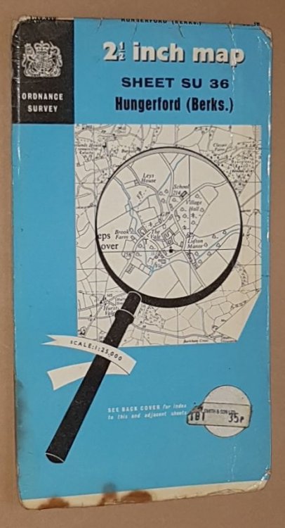 Hungerford (Berks,). 1:25000 First Series Map Sheet SU 36
