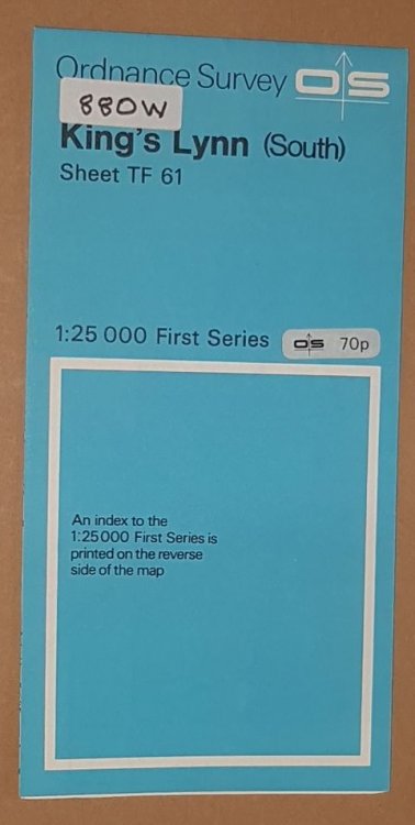 King's Lynn (South). 1:25000 First Series Map Sheet TF 61