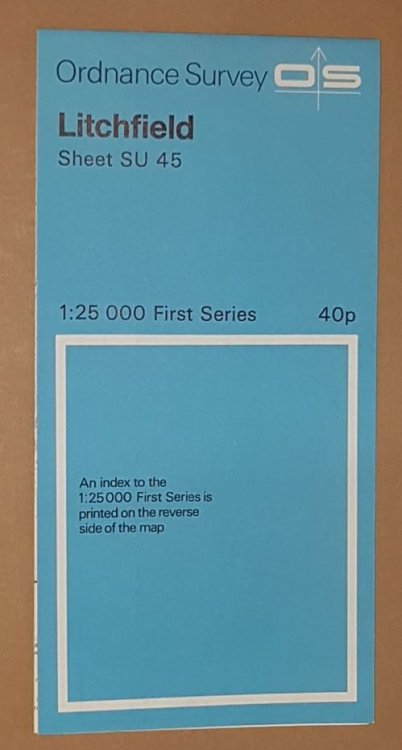 Litchfield. 1:25000 First Series Map Sheet SU 45