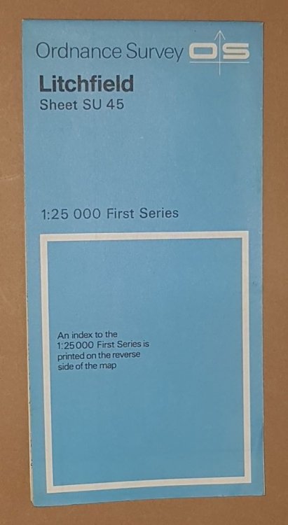 Litchfield. 1:25000 First Series Map Sheet SU 45
