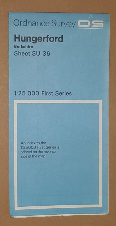 Hungerford, Berkshire. 1:25000 First Series Map Sheet SU 36