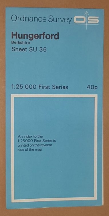 Hungerford, Berkshire. 1:25000 First Series Map Sheet SU 36