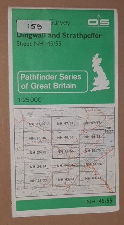 Dingwall and Strathpeffer. 1:25000 Pathfinder Map Sheet NH 45/55