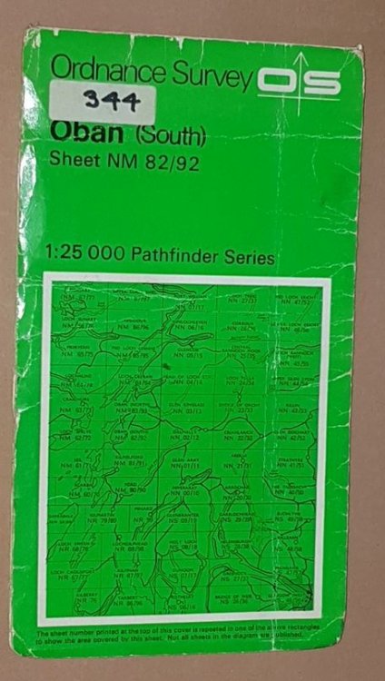 Oban (South). 1:25000 Second Series Map Sheet NM 82/92