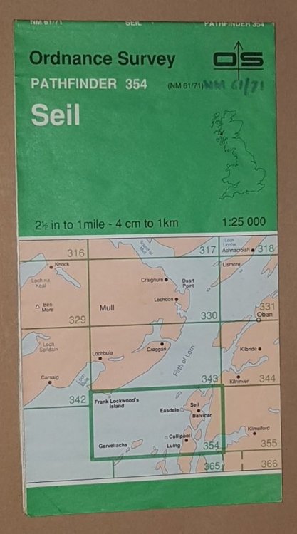 Seil. 1:25000 Pathfinder Map Sheet 354 (NM 61/71)