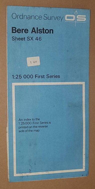 Bere Alston. 1:25000 First Series Map Sheet SX 46
