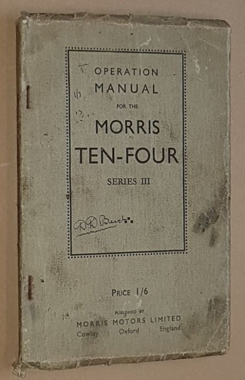 Operation Manual for the Morris Ten-Four Series III [3]