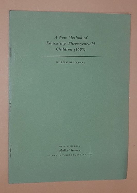 A New Method of Educating Three-year-old Children (1695)