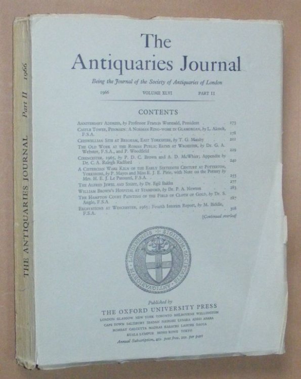 The Antiquaries Journal 1966, Vol. XLVI Part II