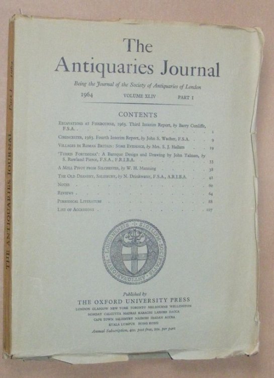 The Antiquaries Journal 1964, Vol. XLIV Part I