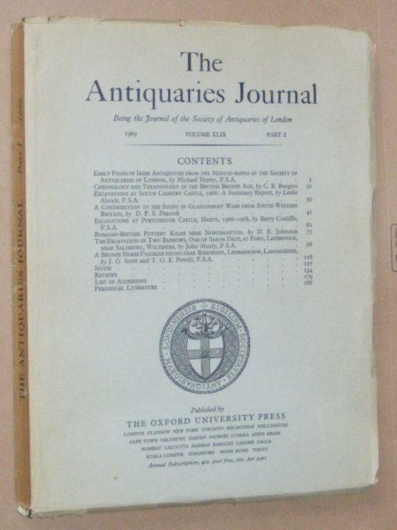 The Antiquaries Journal 1969, Vol. XLIX Part I