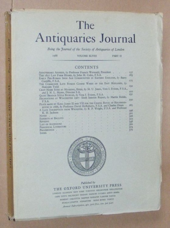 The Antiquaries Journal 1968, Vol. XLVIII Part II