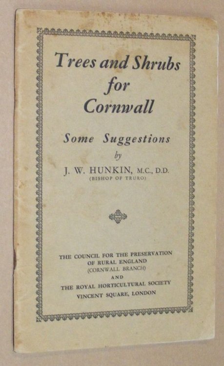 Trees and Shrubs for Cornwall, some suggestions