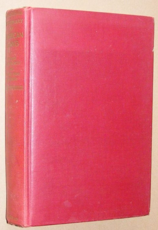 Dictionary of American Slang