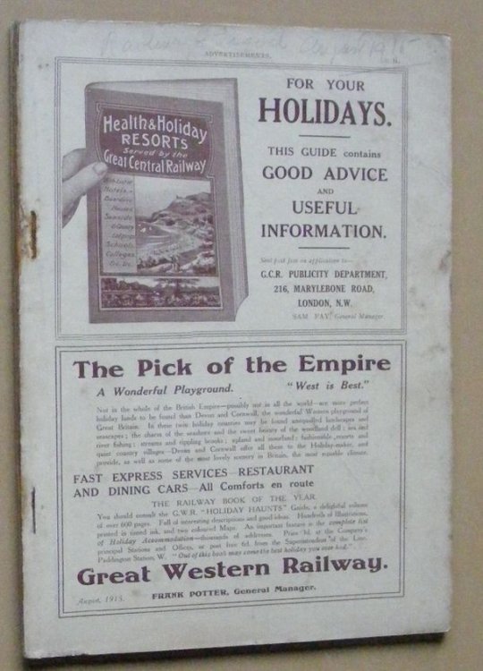 The Railway and Travel Monthly no.64 vol.11, August 1915