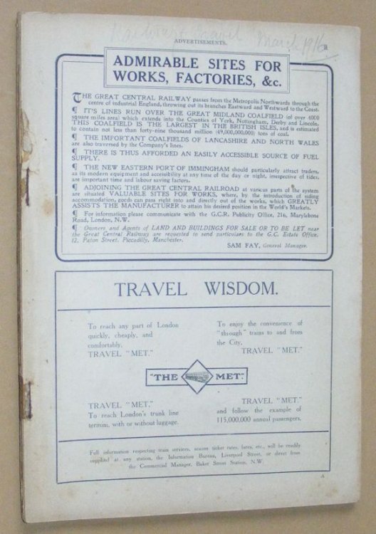 The Railway and Travel Monthly no.71 vol.12, March 1916