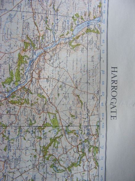 Harrogate. Sheet 26, Popular Edition One-Inch Map Second War Revision 1940