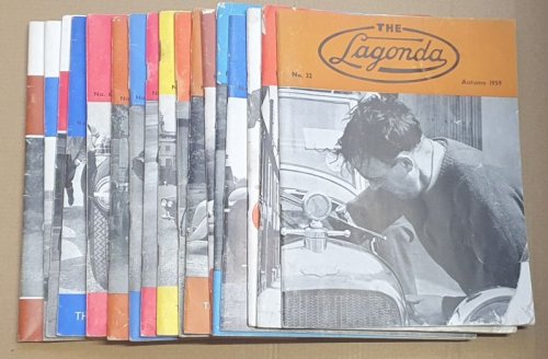 The Lagonda: the magazine of the Lagonda Club: 17 issues 1959-1970