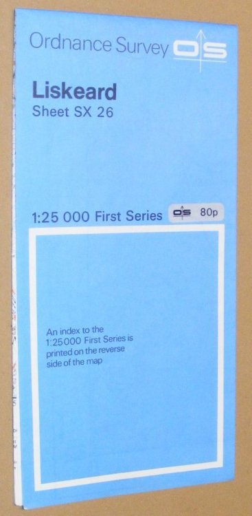 Liskeard. 1:25000 First Series Map Sheet SX 26