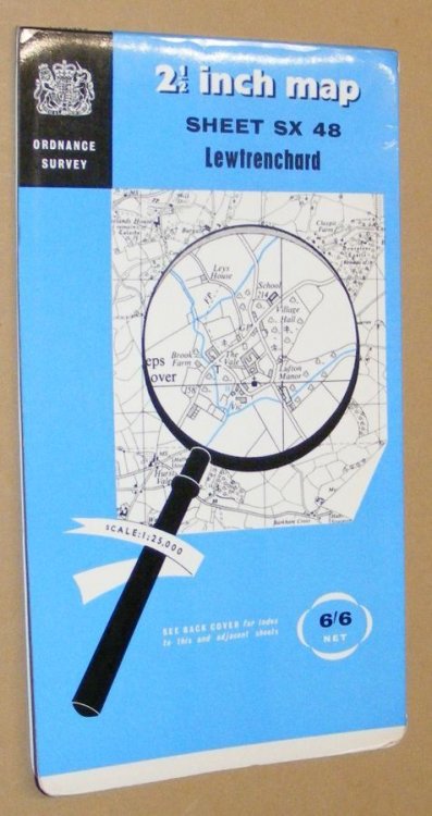 Lewtrenchard. 1:25000 First Series Map Sheet SX 48