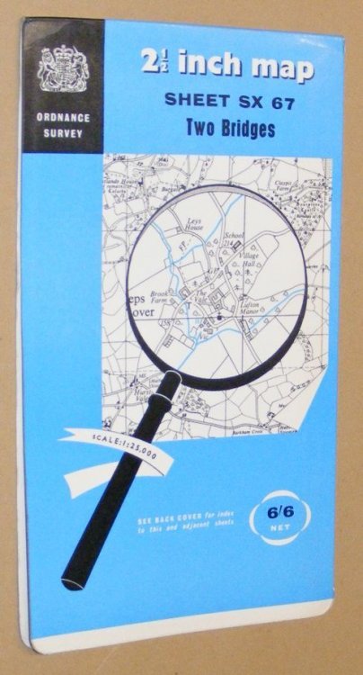 Two Bridges. 1:25000 First Series Map Sheet SX 67