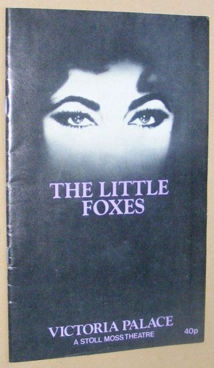 The Little Foxes, Victoria Palace Theatre Programme