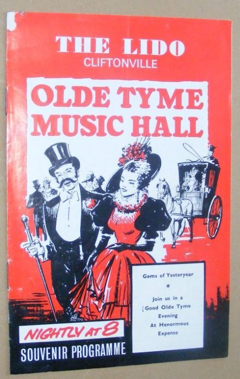 Olde Tyme Music Hall, The Lido Cliftonville, Souvenir Programme