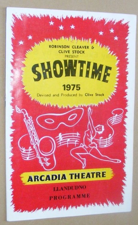 Showtime 1975, Arcadia Theatre Llandudno, Programme