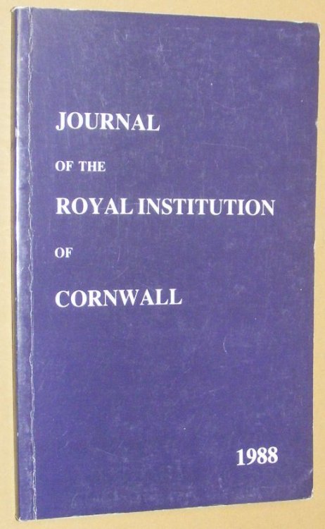 Journal of the Royal Institution of Cornwall 1988, New Series Volume X, Part 2