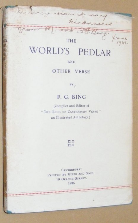 The World's Pedlar and other verse