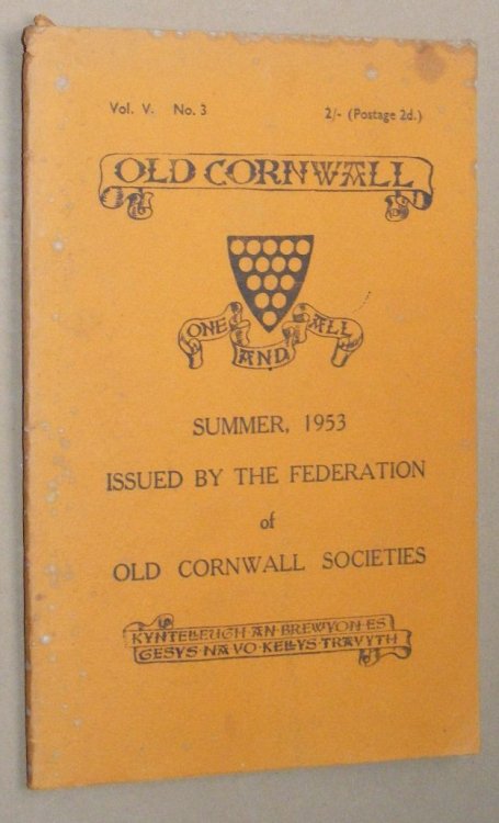 Old Cornwall vol.V, no.3, Summer 1953