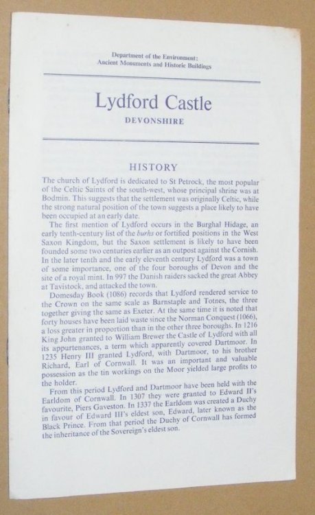 Lydford Castle, Devonshire