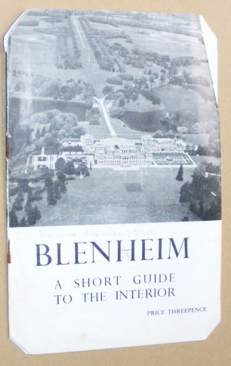 Blenheim: a short guide to the interior