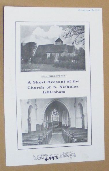 A Short Account of the Church of S Nicholas, Icklesham