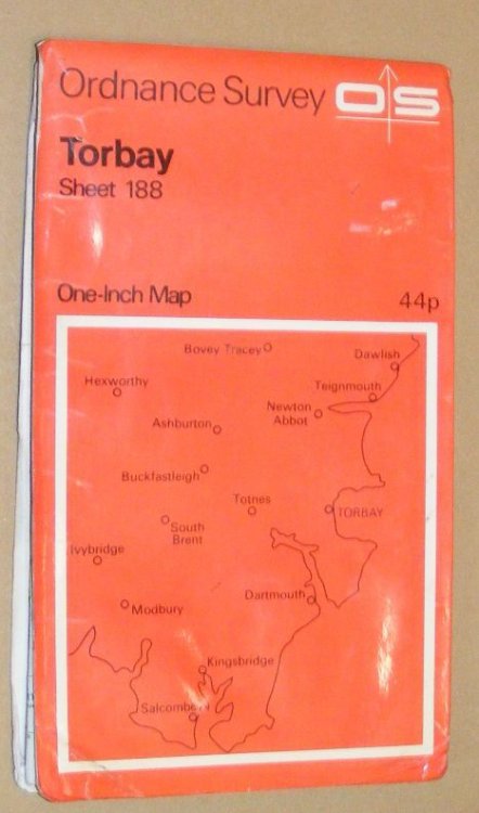 Torbay. Sheet 188 One-inch Map of Great Britain. 1:63360 Seventh Series