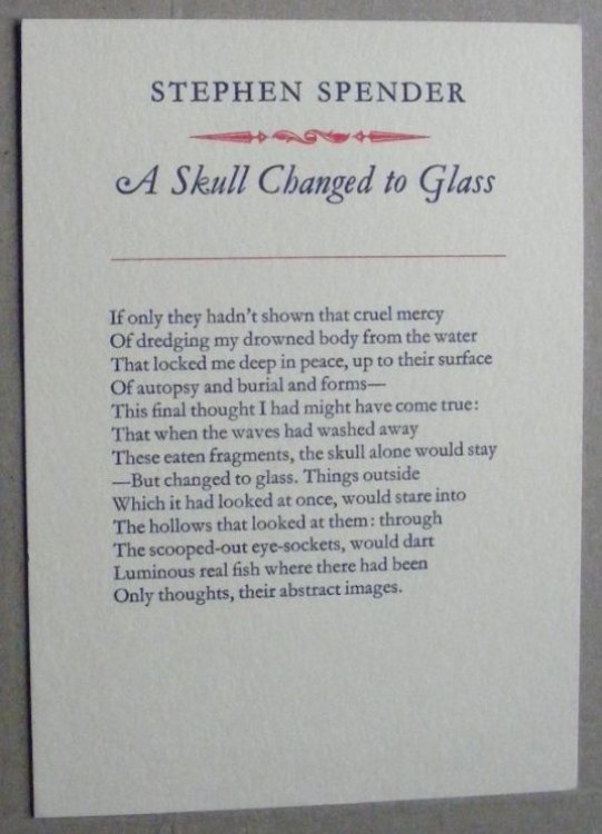 A Skull Changed to Glass