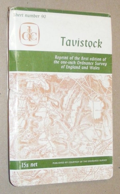 Tavistock. Sheet 90, reprint of the first edition of the one-inch Ordnance Survey of England and Wales