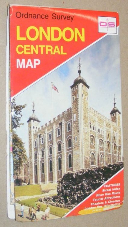 London Central Map. 1:7920 (8 inches to 1 mile)