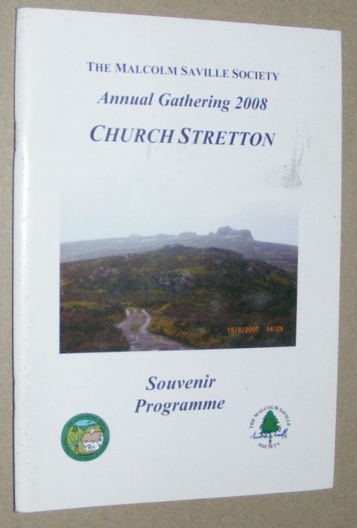 The Malcolm Saville Society Annual Gathering 2008, Church Stretton, Souvenir Programme