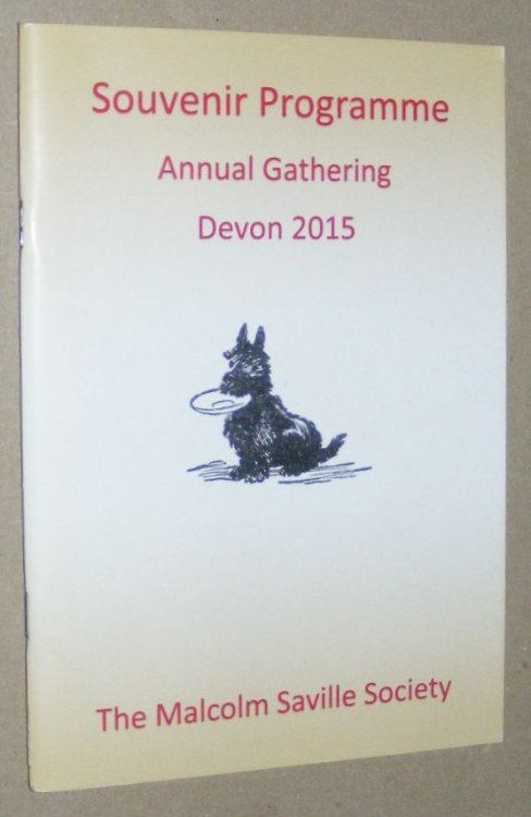 The Malcolm Saville Society Annual Gathering Devon 2015, Souvenir Programme