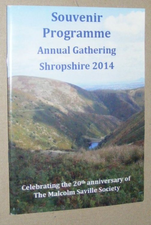 The Malcolm Saville Society Annual Gathering, Shropshire 2014, Souvenir Programme