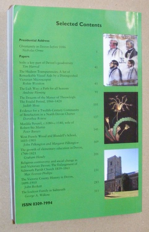 Report and Transactions of the Devonshire Association for the Advancement of Science, Literature and Art Volume 142, Holsworthy 2010