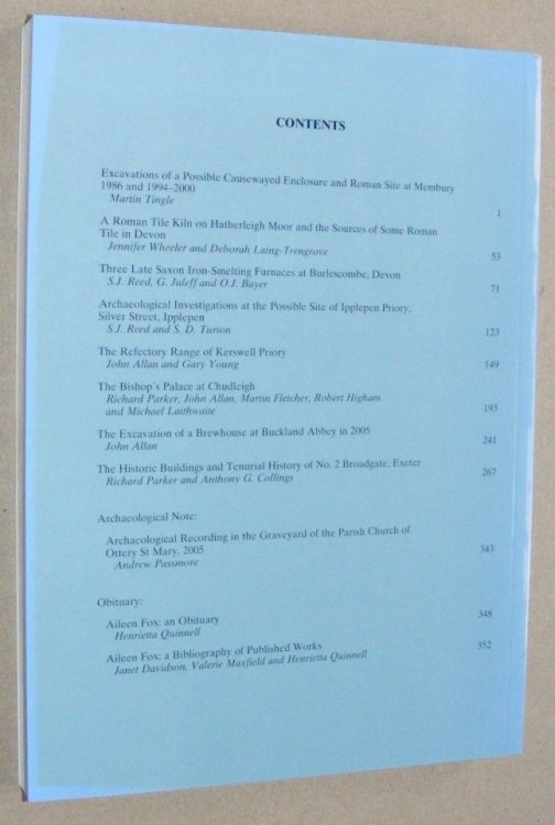 Devon Archaeological Society Proceedings no.64 2006