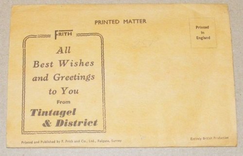 Frith Lettercard: All best wishes and greetings to you from Tintagel & District